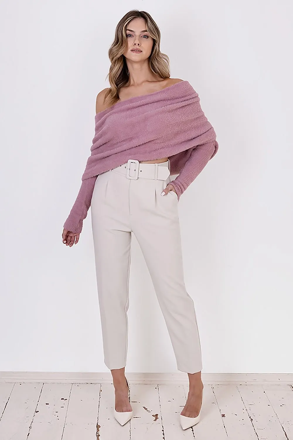 Chic Soft Bristle Yarn Jumper