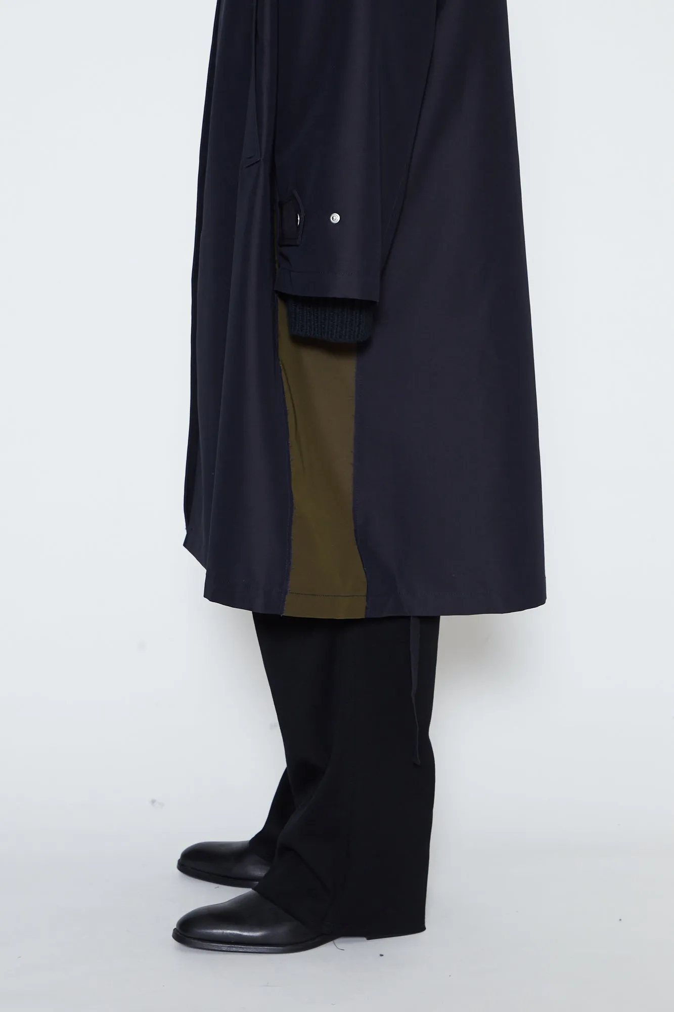 DARK NAVY NACELLE TRENCH COAT