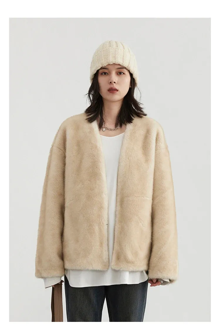 Jackie Loose teddy bear overcoat autumn coat Winter coat