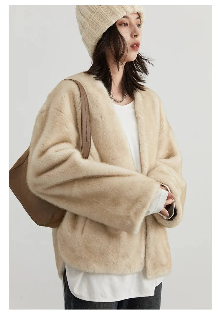 Jackie Loose teddy bear overcoat autumn coat Winter coat