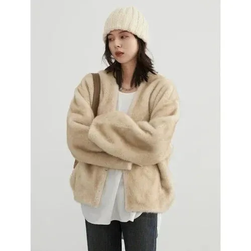 Jackie Loose teddy bear overcoat autumn coat Winter coat