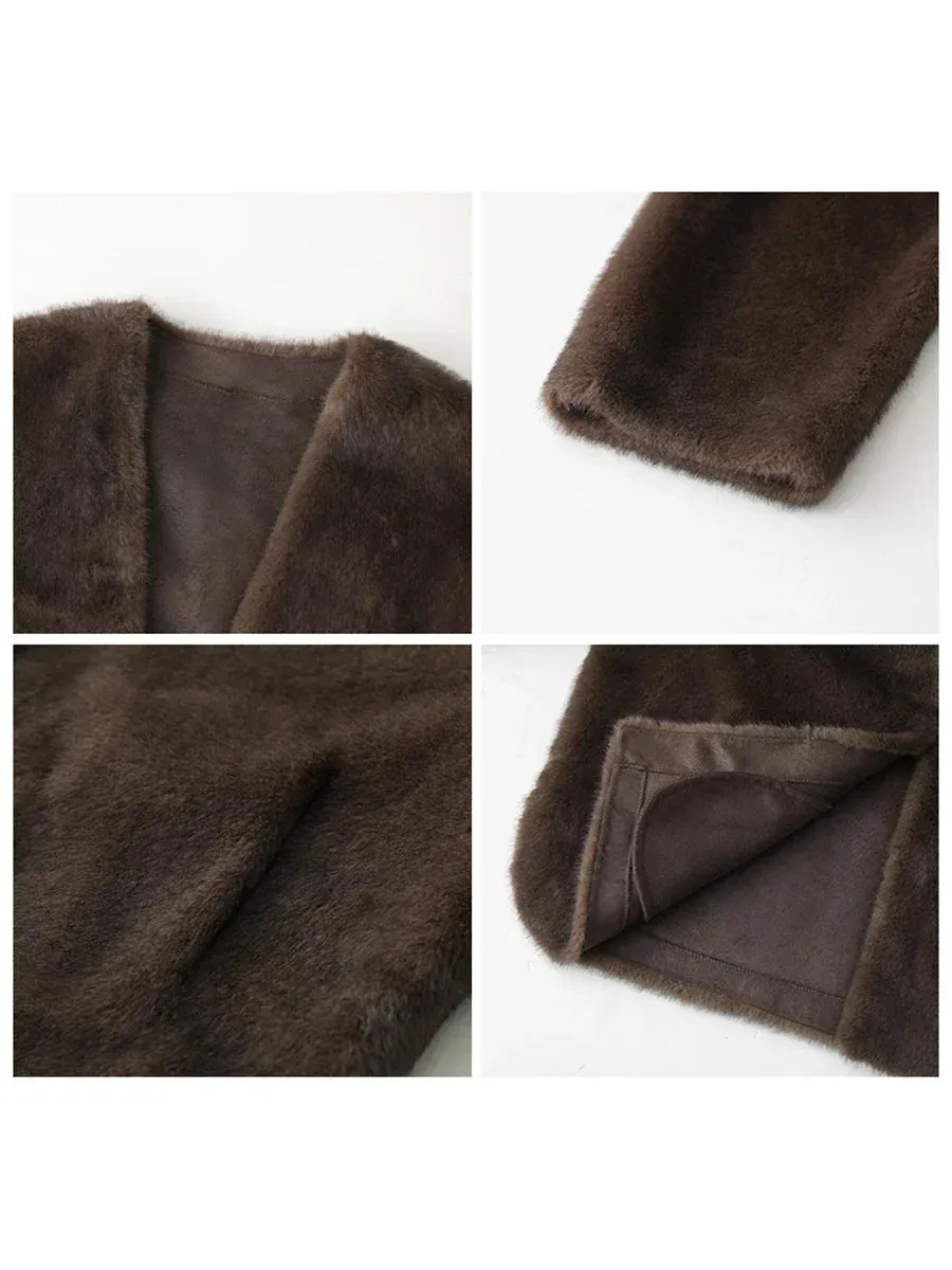 Jackie Loose teddy bear overcoat autumn coat Winter coat