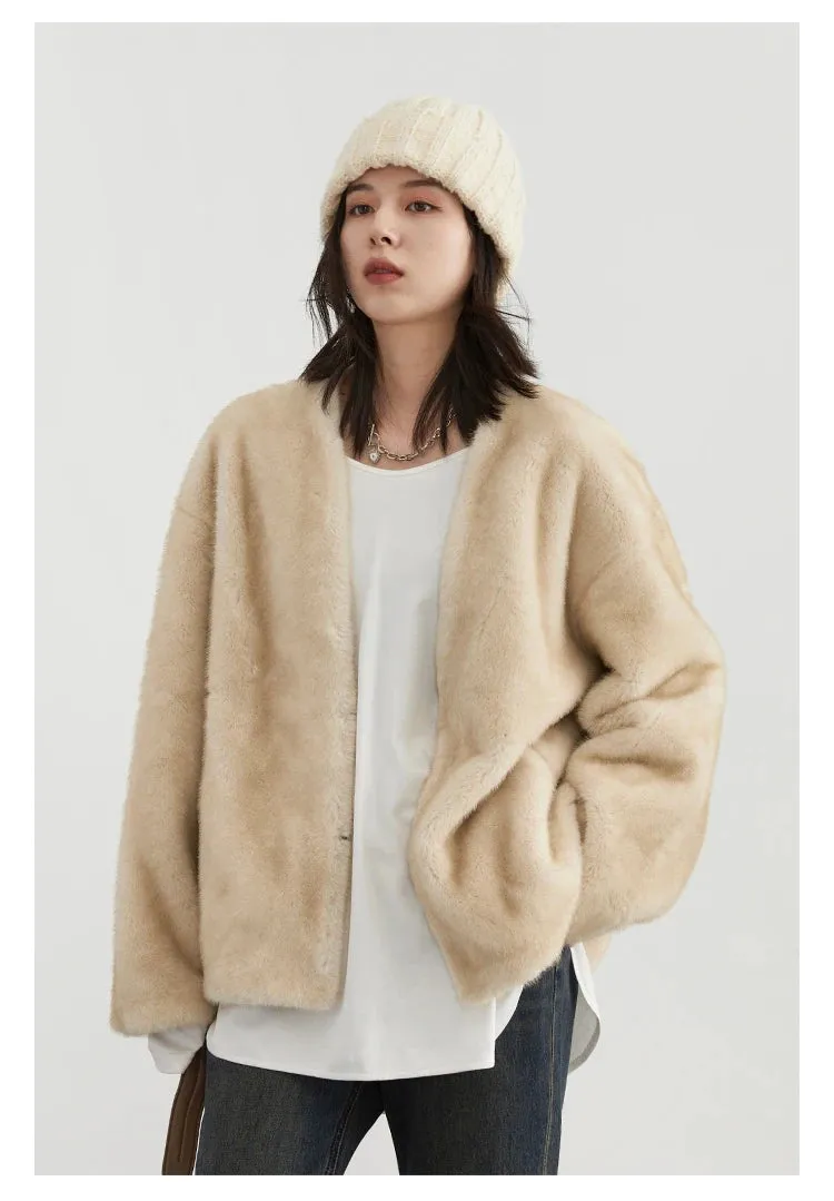 Jackie Loose teddy bear overcoat autumn coat Winter coat