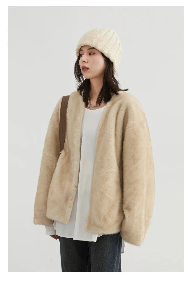 Jackie Loose teddy bear overcoat autumn coat Winter coat