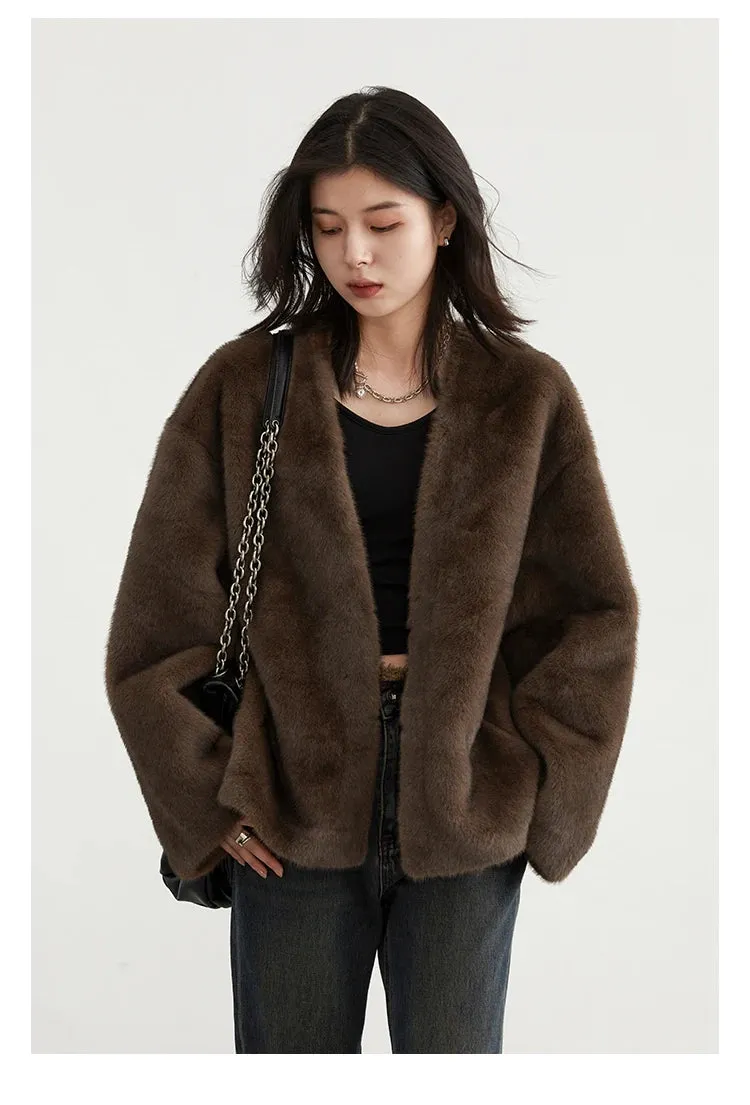 Jackie Loose teddy bear overcoat autumn coat Winter coat