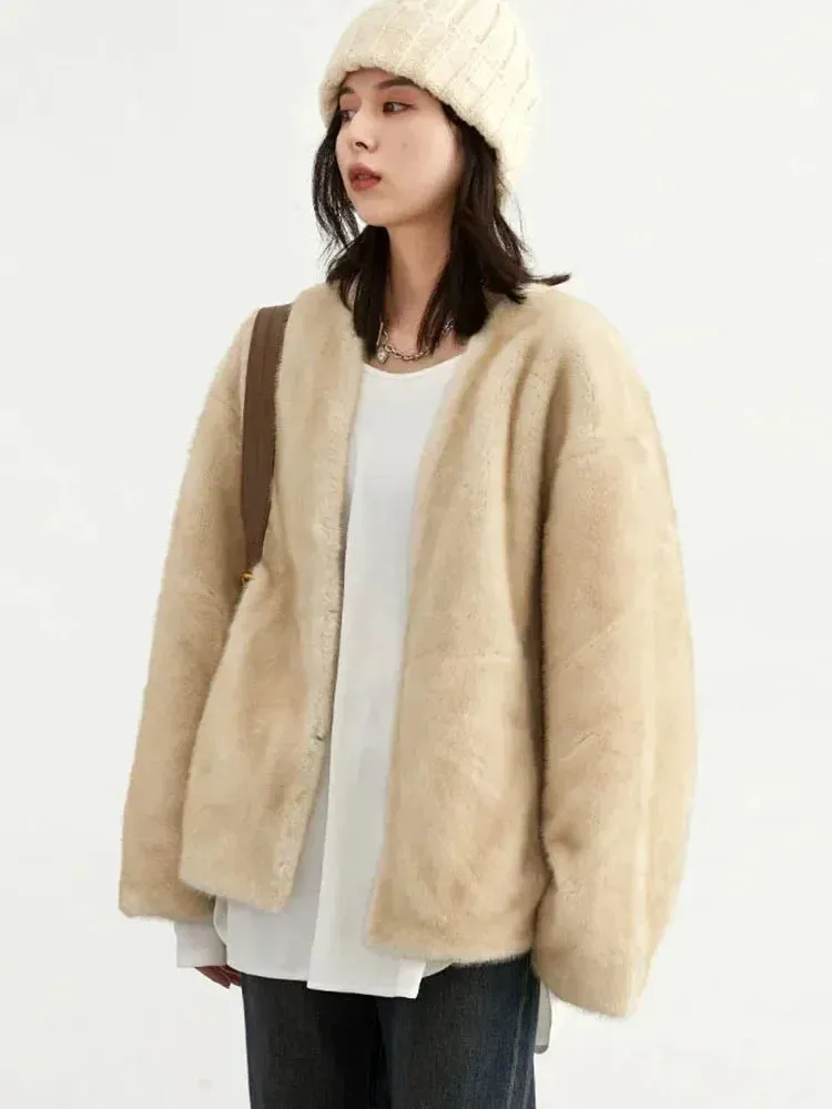 Jackie Loose teddy bear overcoat autumn coat Winter coat