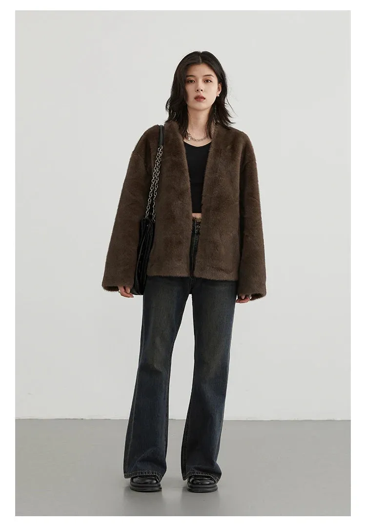 Jackie Loose teddy bear overcoat autumn coat Winter coat