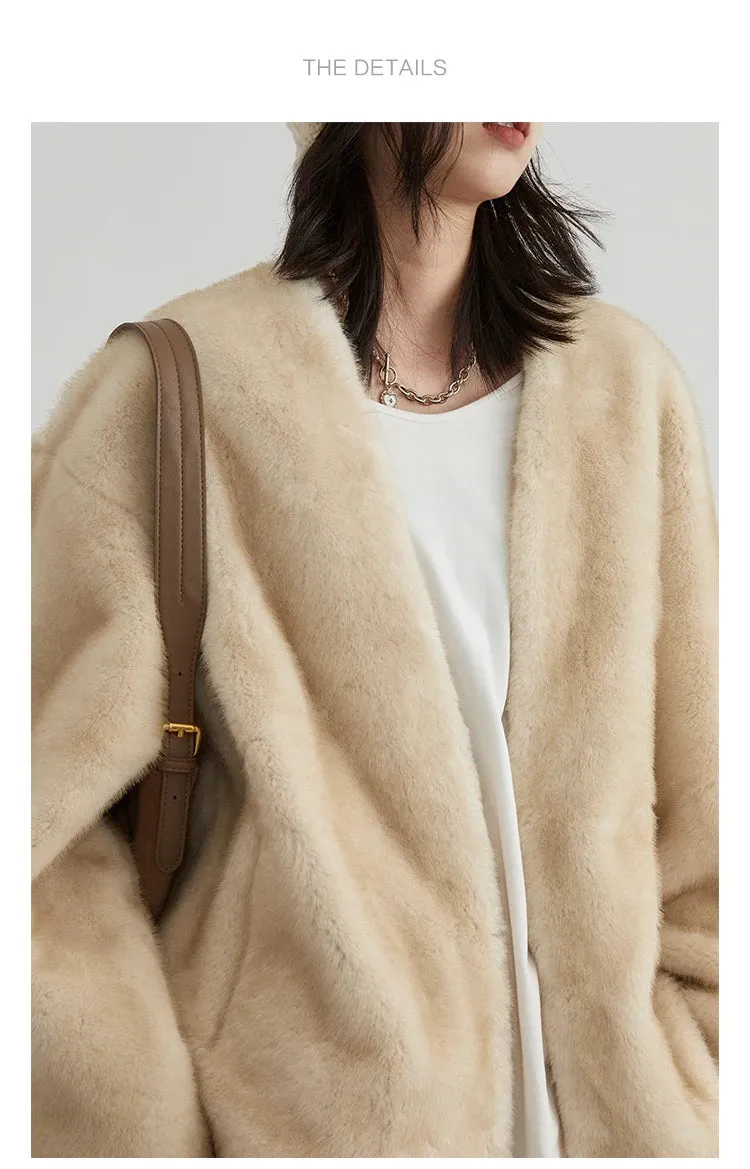 Jackie Loose teddy bear overcoat autumn coat Winter coat