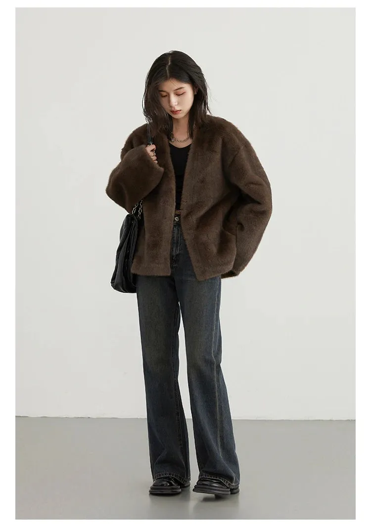 Jackie Loose teddy bear overcoat autumn coat Winter coat