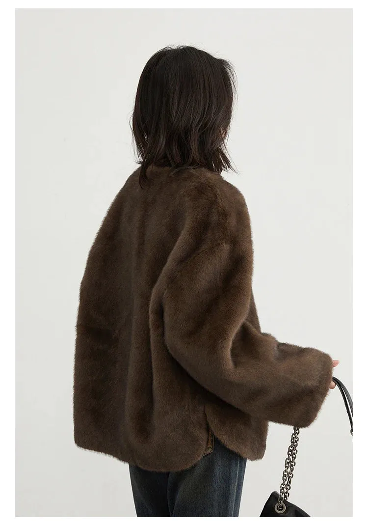 Jackie Loose teddy bear overcoat autumn coat Winter coat