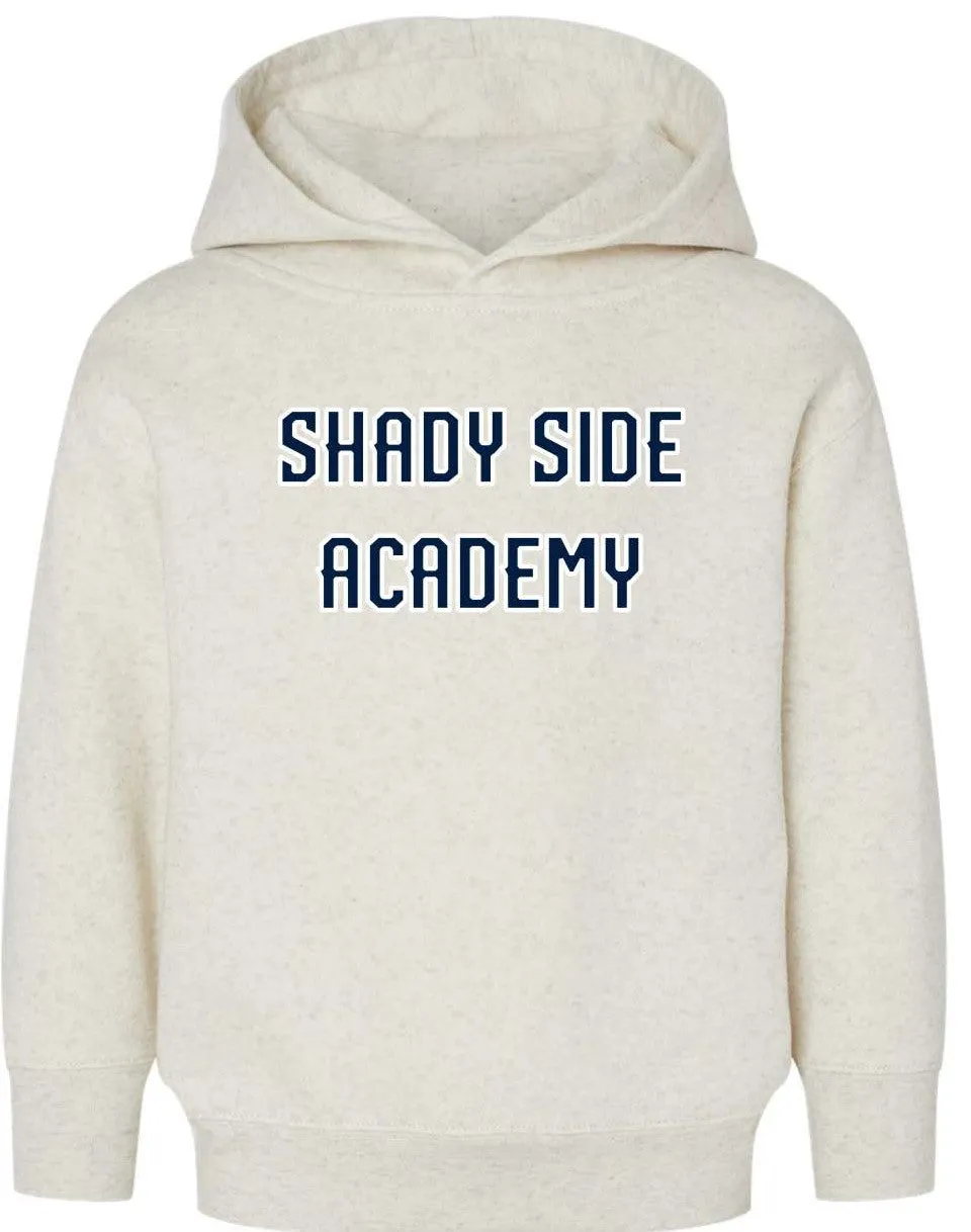 Shady Side Academy Lettered Rabbit Skins Toddler Fleece Hoodie